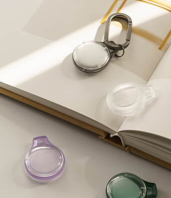 Brand New - Airtag Ringke Slim Case (Clear & Smoke Black)
