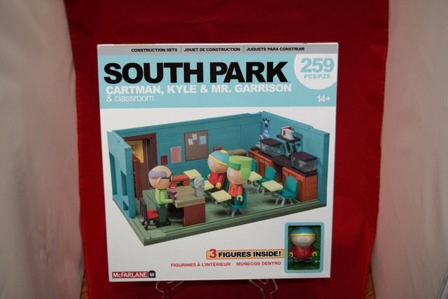 MCFARLANE TOYS SOUTH PARK CARTMAN KYLE GARRISON CLASSROOM LARGE CONSTRUCTION SET | eBay