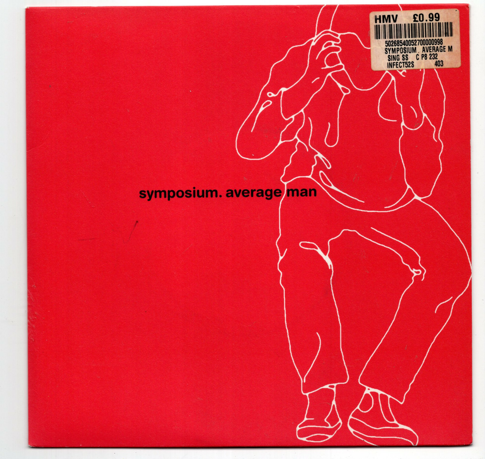(T490) Symposium, Average Man - 1998 - 7 inch vinyl