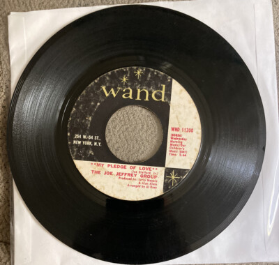 The Joe Jeffrey Group “My Pledge Of Love” b/w “Margie” 45 RPM 7