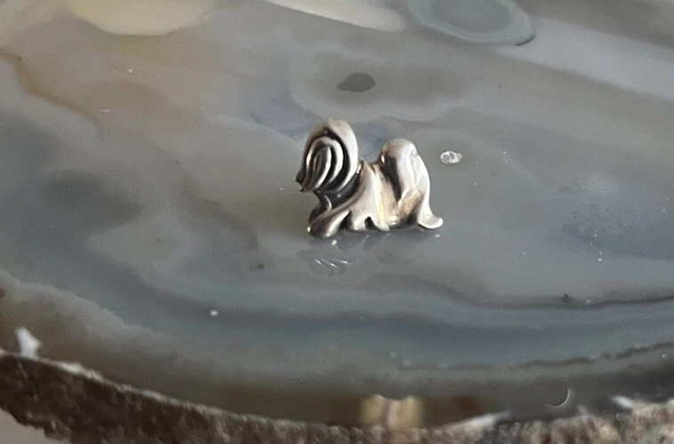 John Hardy Sterling Silver Year of the Dog Tie Tack Pin Lapel - Изображение 2 из 4