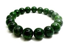 Real Genuine Natural Chrome Diopside Handmade Beaded Gemstone Bracelet PGB245