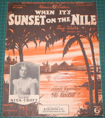 Wenn es Sonnenuntergang auf dem Nil ist - Jimmy Kennedy Ray Ellison Ted Renard - Nita Croft