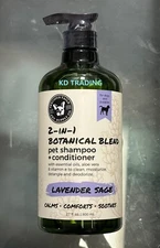 PRECIOUS TAILS ~ BOTANICAL BLEND Calm PET SHAMPOO + CONDITIONER Lavender Sage