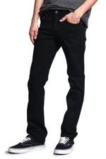 Victorious Men's Slim Fit Colored Denim Jeans Stretch Pants    GS21 - FREE SHIP