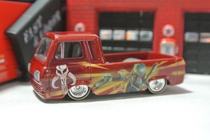 Details About Hot Wheels Loose 60s Ford Econoline Pickup Real Riders Red Star Wars Boba Fett