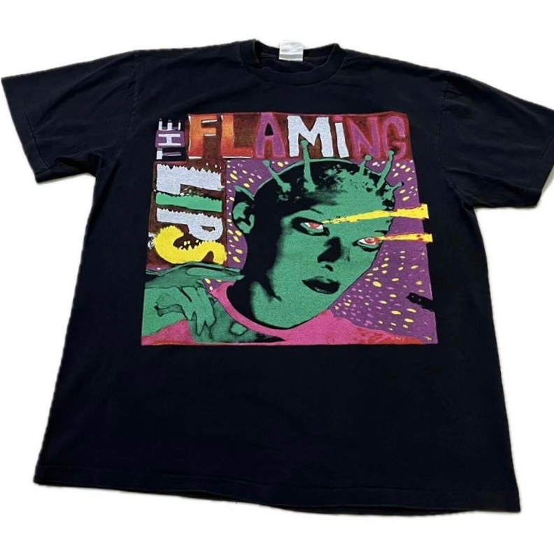 Vintage THE FLAMING LIPS Size XL RARE BAND TOUR 90s Single Vintage THE FLAMING LIPS Size XL RARE BAND TOUR 90s Single