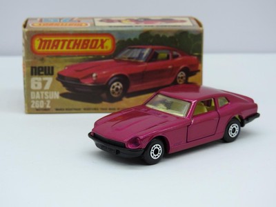 Matchbox Lesney Superfast Datsun 260-Z No.67 Neuwertig Vnm Original K Kiste 1978