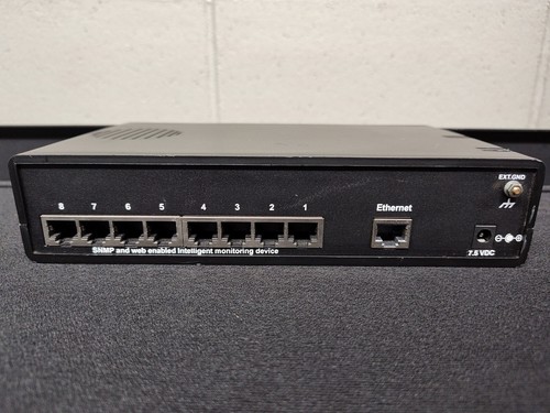 Dispositivo de monitoreo de sensor remoto de 8 puertos AKCP sensorProbe8 con fuente de alimentación - Imagen 5 de 9