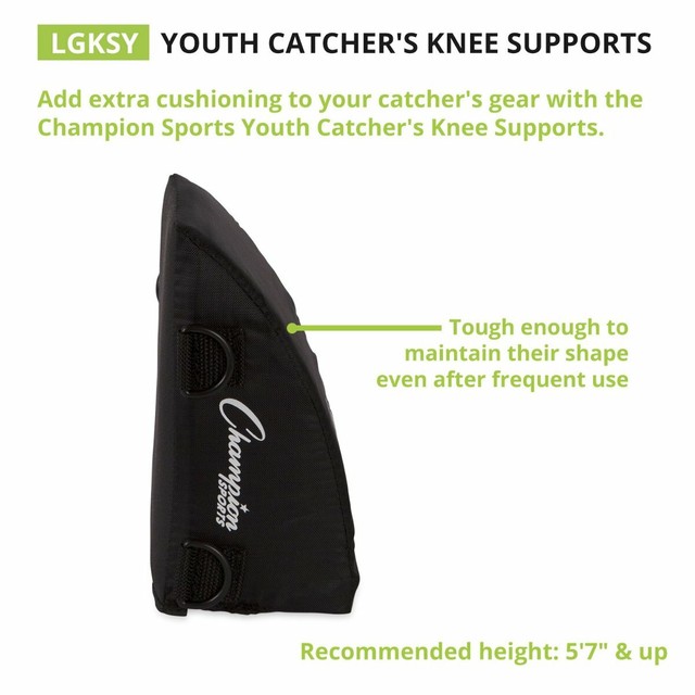 Champion Sports Baseball / Softball YOUTH Catcher's Knee Savers
