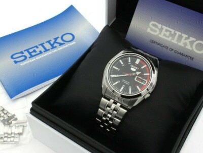 SEIKO 5 7S26-01V0 AUTOMATIC 21 JEWELS EDELSTAHL 37 mm