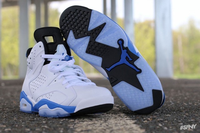 jordan 6 retro white blue