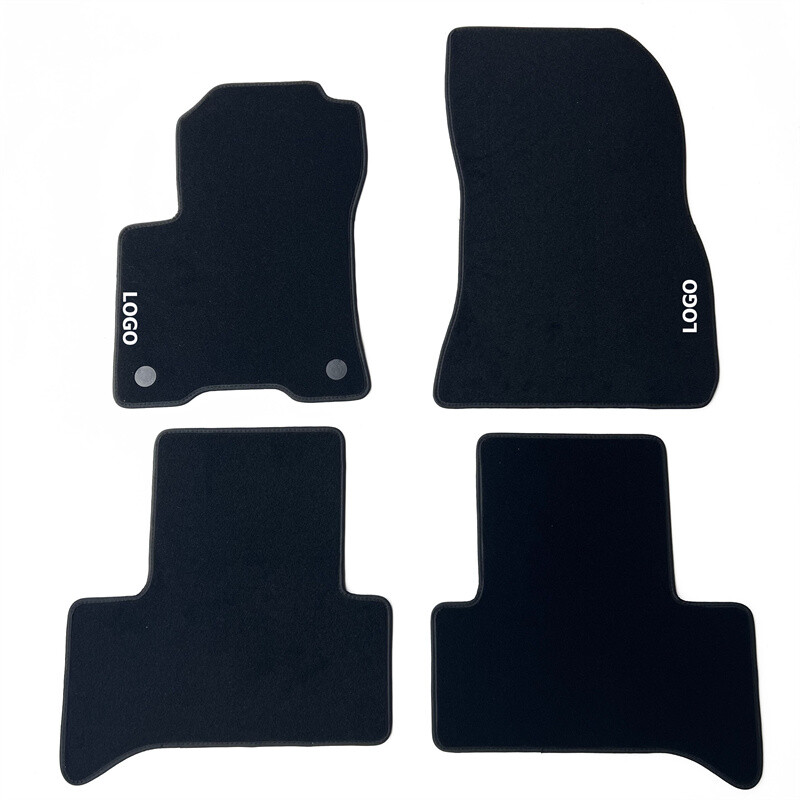 Mercedes EQA Velour Waterproof Floor Mats Black Carpet Auto Liners