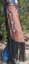 Custom Made Leather Chinks/ Chaps/Made In USA