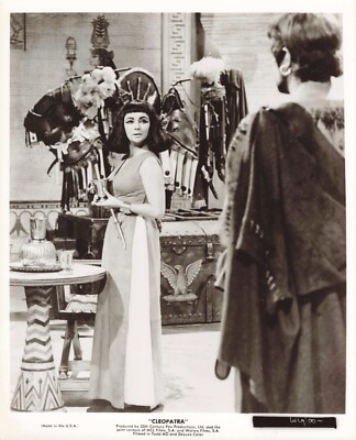 FOTO KINO 1963 CLEOPATRA ELIZABETH TAYLOR RICHARD BURTON REX HARRISON