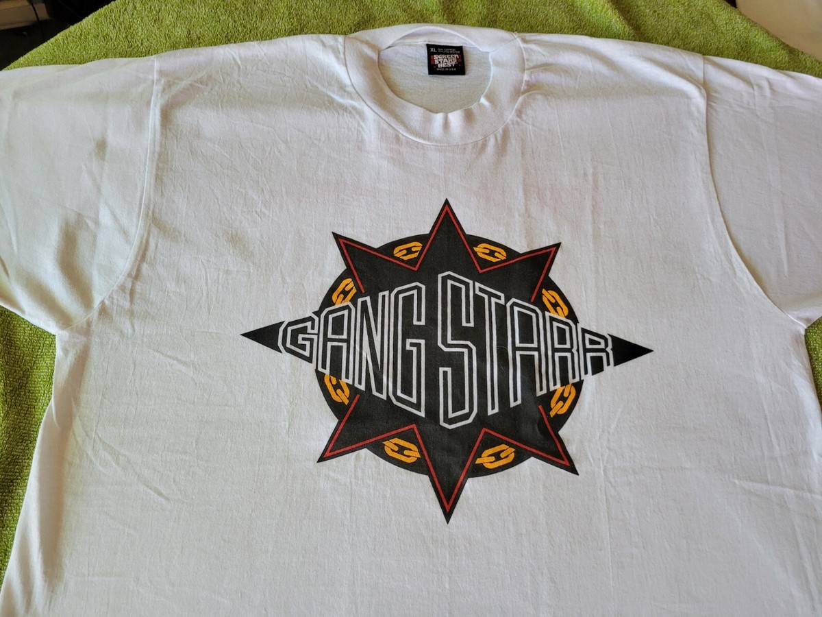 GANG STARR VINTAGE ORIGINAL OG RAP TEE SHIRT SCREEN STARS GANG STARR VINTAGE ORIGINAL OG RAP TEE SHIRT SCREEN STARS