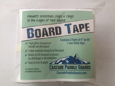 Premium Grade Clear SUP-Paddle Board Rail Protection Tape (2) 4'' x 96'' 