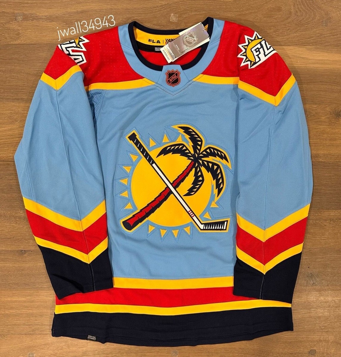 Florida Panthers 2022 Reverse Retro Crew Sweatshirt