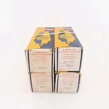 4 X EC50 VALVO TUBE. HALO GETTER. BLACK MESH PLATES. 1950s. CQ  ENA