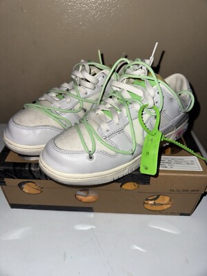 Nike Dunk Low Off-white Lot 7 Of 50