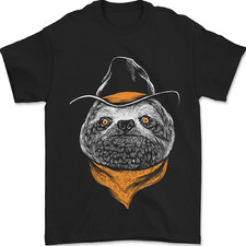 A Sloth Cowboy Mens T-Shirt 100 Cotton