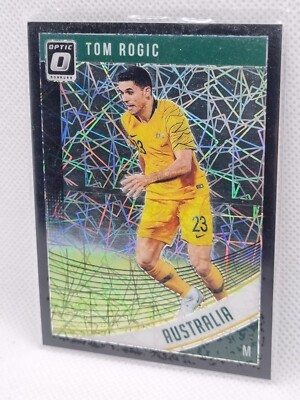 #/25 Tom Rogic Australia Socceroos Celtic Donruss Optic 2018-19 Black Variant SP