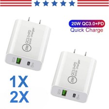 20W USB Type C Wall Power Adapter Fast Charger For iPhone 17 16 15 14 13 12 11 X
