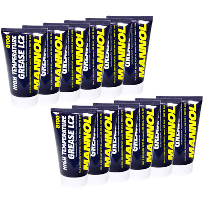 12x 100 g Schmierfett MANNOL LC2 High Temperature Grease Mehrzweckfett Schmier