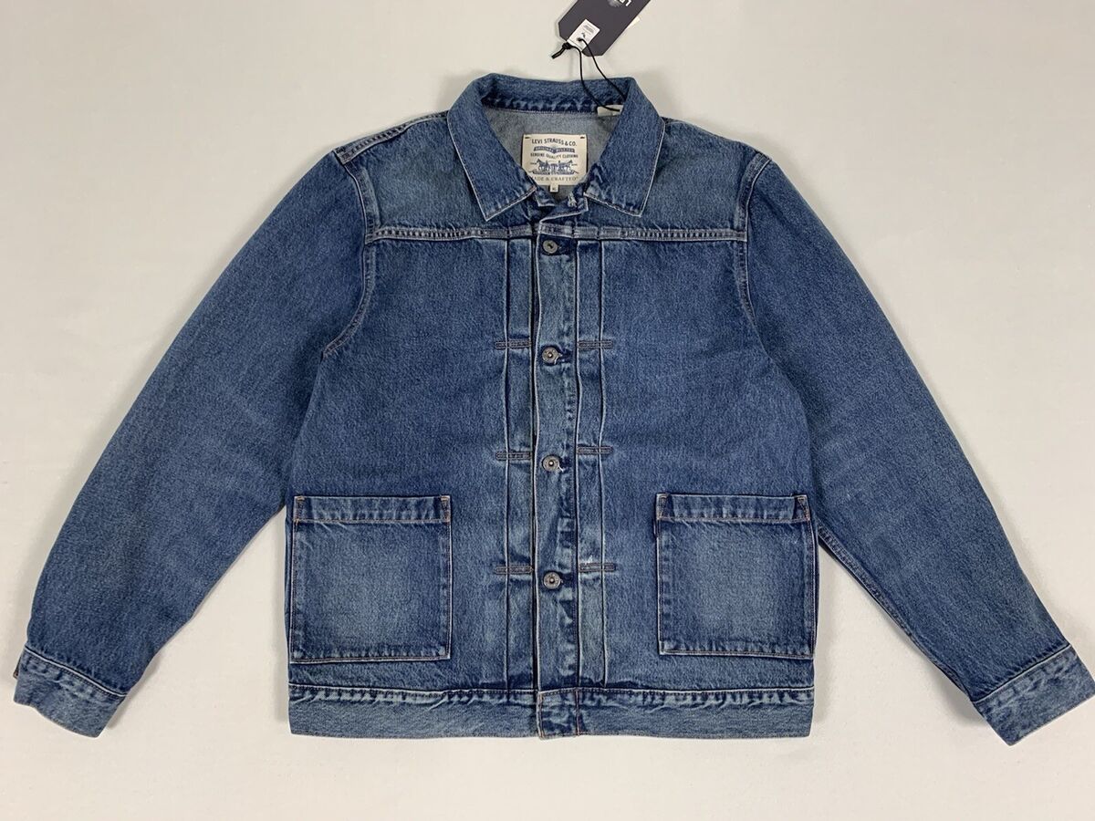 LEVIS MADE AND CRAFTED LMC TYPE II WORN TRUCKER JACKET LEVIS MADE AND CRAFTED LMC TYPE II WORN TRUCKER JACKET