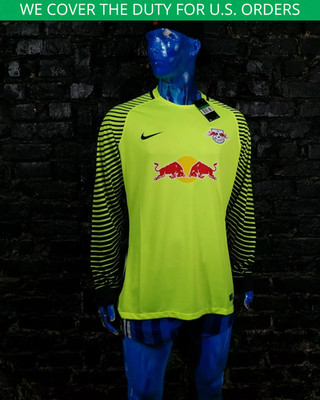 Red Bull Leipzig Player Issue Goalkeeper football shirt 2019 - 2020 Nike Mens XL