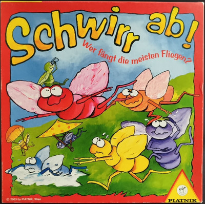 Schwirr Ab Kinderspiel von Piatnik ab 4 Jahren vollständig