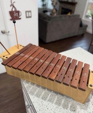 Wood Xylophone Musical Percussion Instrument Analog with Mallets Included