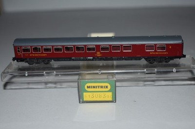 N Scale Minitrix 51308300 Deutchbahn Passenger Coach Car C55406