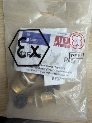 ATEX Messing Kabelverschraubung A2F 25