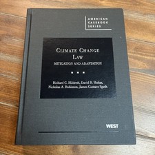 Climate Change Law Mitigation And Adaption American Casebook Series West