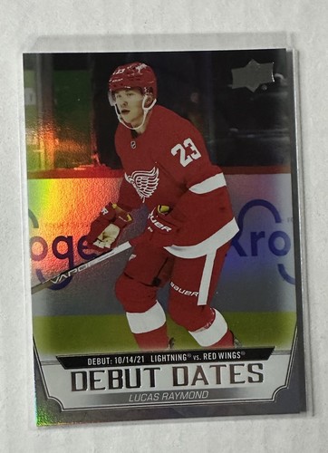 Lucas Raymond #DD-8 2022 Upper Deck Debut Dates card