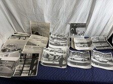 Vintage Auto Photo Lot Indy 500 Racing GM Mako Shark Corvette Concept Auto Show