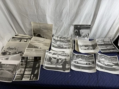 Vintage Auto Photo Lot Indy 500 Racing GM Mako Shark Corvette Concept Auto Show - Image 1 of 4