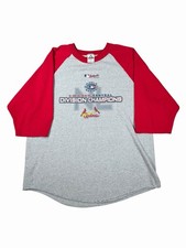 Vintage St. louis Cardinals 2006 World Series Champions Red Shirt Mens XL Raglan