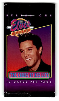 EMPTY Wrapper The Elvis Collection The Cards of His Life Trading Card 