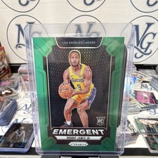 2024-25 Panini Prizm Emergent Green Prizm Bronny James Jr. Lakers Rookie #8