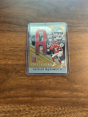 2021 Panini Donruss Elite Patrick Mahomes II 15/25 Spellbound A S-A Jersey #