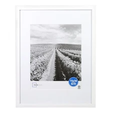 Mainstays 11x14 Matted to 8x10 Linear Picture Frame,White,NEW PRODUCT EXPLOSION