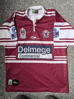 Rare Original Manly Sea Eagles 2004 Home Rugby Jersey XL Classic