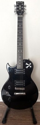 Harley Benton SC-200LH schwarz Linkshänder E-Gitarre 6-saitig