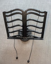 Cast Iron, Gun Metal Grey Colour, Cookbook Lecturn / Stand