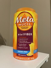 Metamucil 4-in-1 Psyllium Fiber Supplement Powder 180 Teaspoons Pack of 1