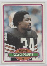 1980 Topps Greg Pruitt #150 16ez