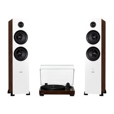 Fluance RT81 Vinyl Turntable and Ai81 Elite Powered Floorstanding Tower Speakers