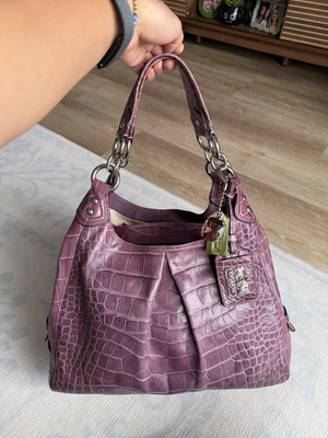 希少 y2k COACH コーチ Madison Maggie Bag パープル 25+ Coach Madison Maggie Purple for sale | Updated Oct 2026